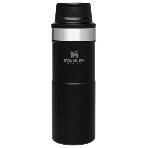 STANLEY CLASSIC TRIGGER-ACTION TRAVEL MUG TERMO BÖGRE, 0,35, FEKETE